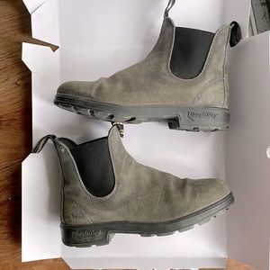 Blundstone Originals #1910 Suede Boots - Steel Gray